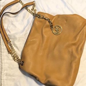 Tan Michael Kors purse